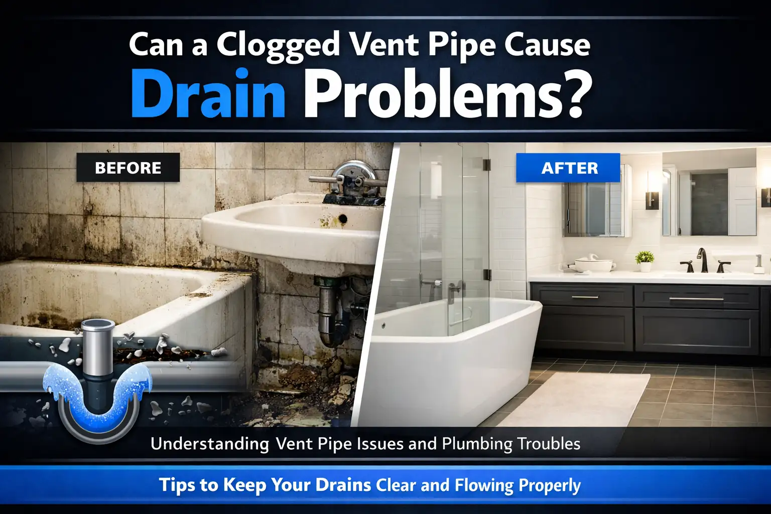 Clogged Vent Pipe